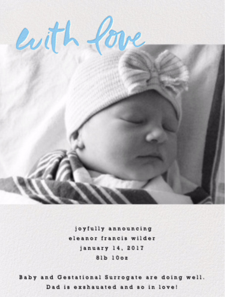 ConceiveAbilities - Eleanor Wilder Baby Announcement